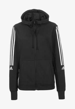 Schwarze adidas Sweatjacke für Damen jetzt online kaufen